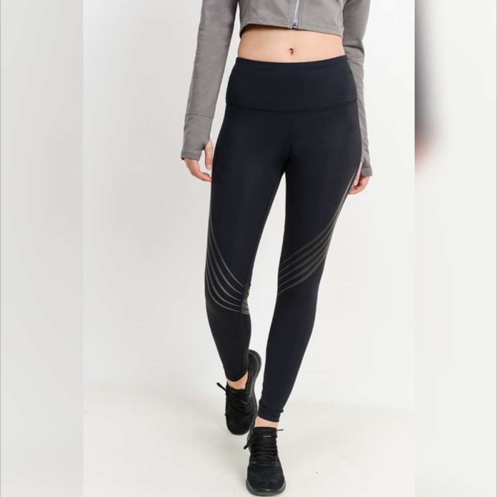 Highwaist Wraparound Wings Leggings Yoga - Picture 4 of 7